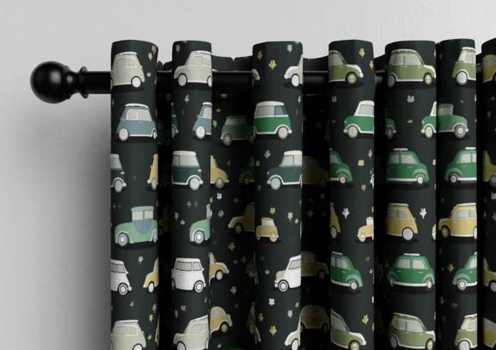 Roadtrip, Forest Green - Made to Measure Curtains - Image 12